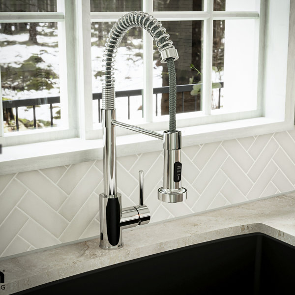 Karran Loxton Pull Down Touchless Kitchen Faucet Wayfair Canada